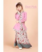 QA-698 KIDS KEBAYA SET DUST PINK