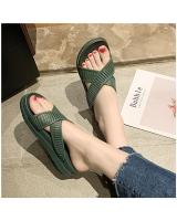 KW80539 STYLISH WOMEN'S SHOES GREEN