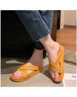 KW80539 STYLISH WOMEN'S SHOES YELLOW