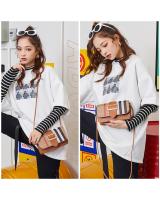 KW80554 STYLISH CHECKER BAG BROWN