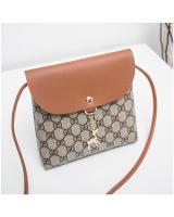 KW80582 CASUAL CROSSBODY BAG BROWN