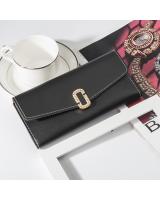 KW80602 WOMEN'S LONG WALLET BLACK