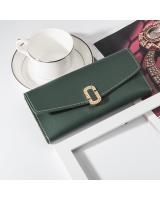 KW80602 WOMEN'S LONG WALLET GREEN