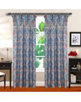 QA-721 CLASSIC STYLE CURTAIN DUST BLUE