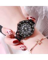 KW80701 ROUND FLOWER WATCHES BLACK