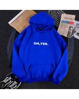 KW80730 OH YES HOODIE BLUE