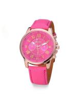 KW80754 Leather Watches Hot Pink