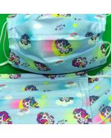 FM1002 WISDOM GRACE Kid Disposable Cartoon Design Kids 3 Ply Face Mask BFE99 PFE99 Premium Ear-Loop Unicorn