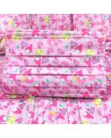 FM1002 WISDOM GRACE Kid Disposable Cartoon Design Kids 3 Ply Face Mask BFE99 PFE99 Premium Ear-Loop 50pcs Pink Melody