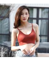 QA-800 BRALETTE CROP TOP CARAMEL