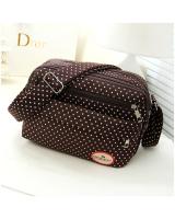 KW80801 Women's Dot Sling Bag Dark Brown