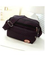 KW80801 Women's Dot Sling Bag Purple Dot