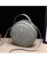 KW80806 Women's Ribbon Round Bag Grey