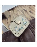 KW80812 Embroidery Women's Sling Bag Gold