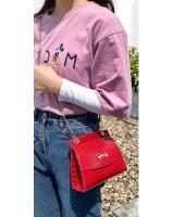 KW80869 Ribbon Sling Bag Red