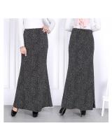 QA-828 PRINTED MERMAID ELASTIC SKIRT 03