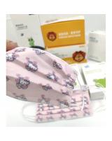 FM1004 WISDOM GRACE Kid Disposable Cartoon Design Kids 3 Ply FaceMask BFE99 PFE99 Premium Ear-Loop 10pcs Hello Kitty 1