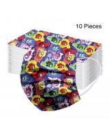 FM1005 Kid Disposable Cartoon Design Kids 3 Ply FaceMask Premium Ear-Loop 10pc Among Us Purple