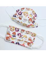 FM1008 Kid Disposable Cartoon Design Kids 3 Ply FaceMask Premium Ear-Loop 10pc Princess