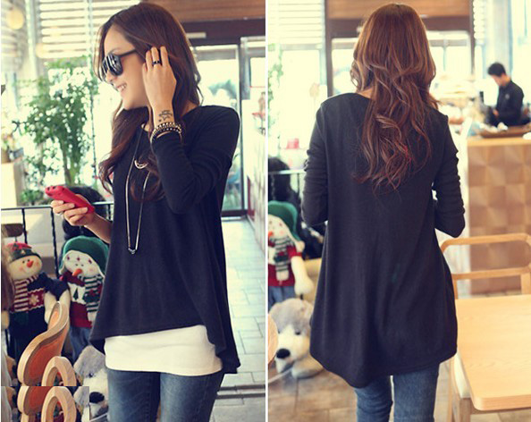 WT2459 Fashion Top Black