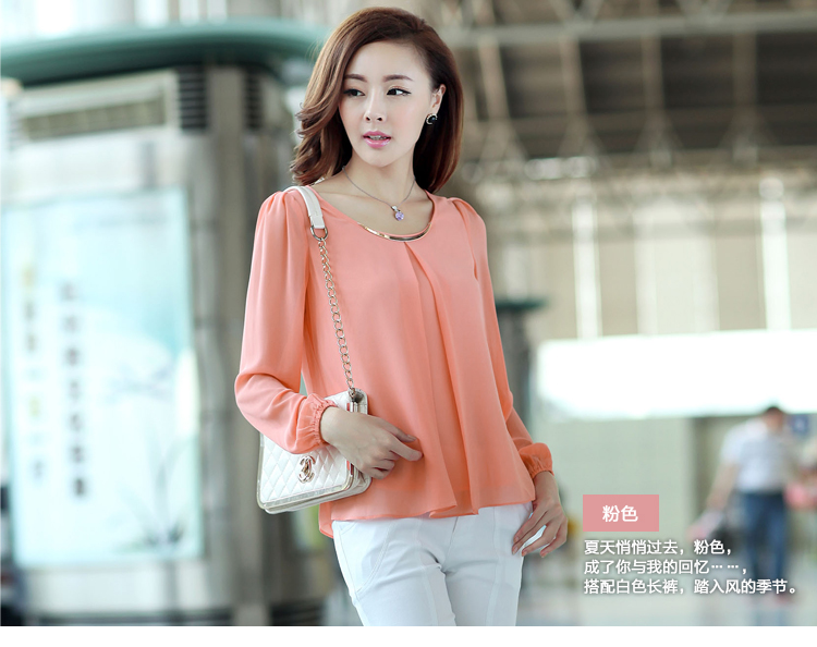 WT9671 Korea Fashion Top Pink