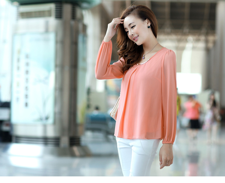 WT9671 Korea Fashion Top Pink