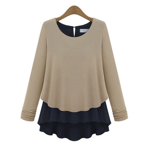 WT4042 Europe Fashion Top Brown