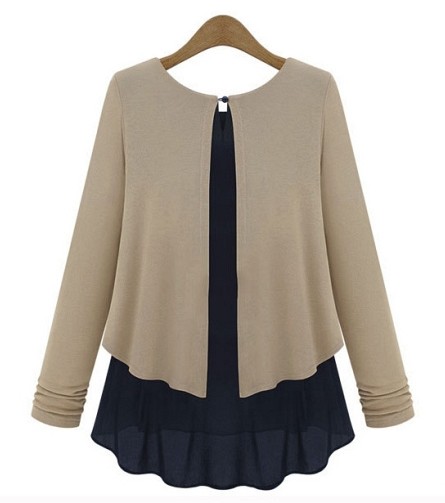 WT4042 Europe Fashion Top Brown