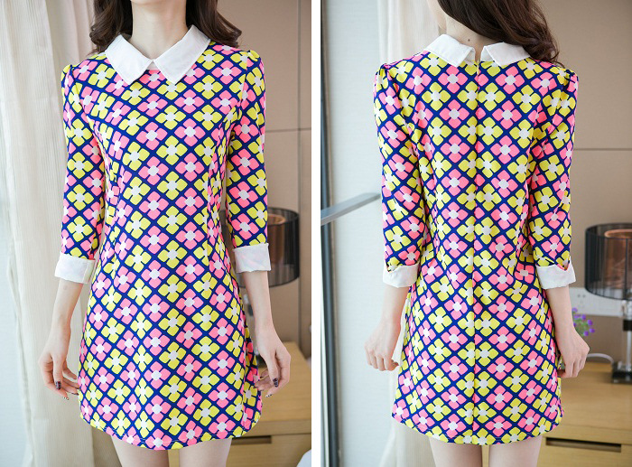 WD4210 Fashion Dress Blue