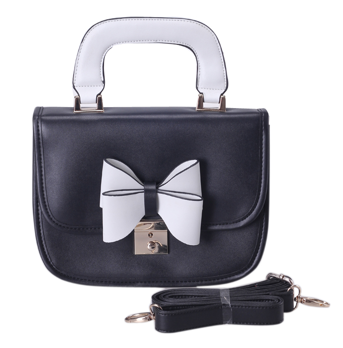WB3042 Cute Ribbon Bag Black