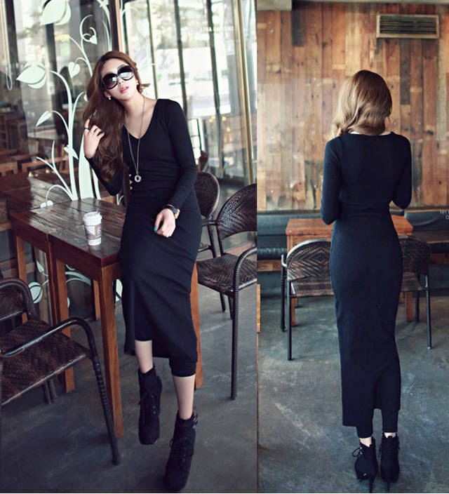 WD9763 Fashion Dress Black