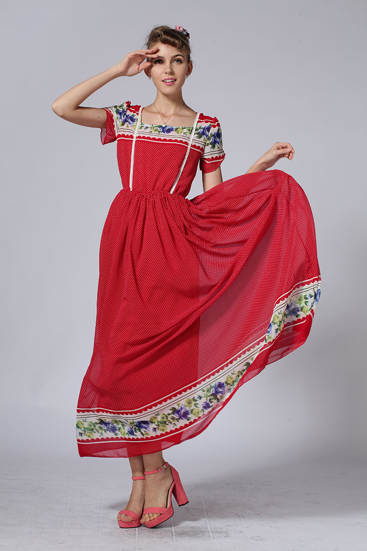 WD4477 Elegant Dress Red