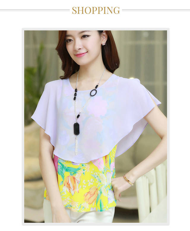 WT4547 Fashion Top Purple