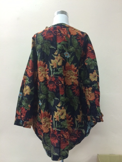 WD4827 Floral Dress Black
