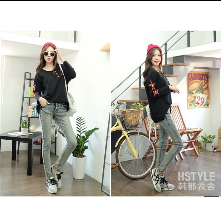WT4951 Stylish Top Black