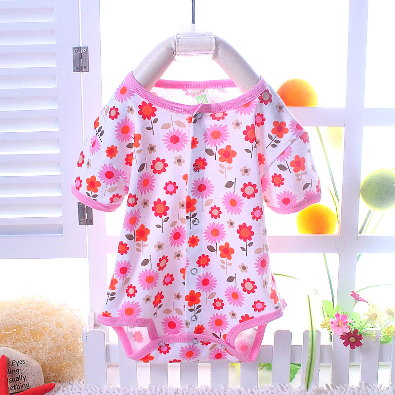 WB1006 Baby Romper Pink Flower