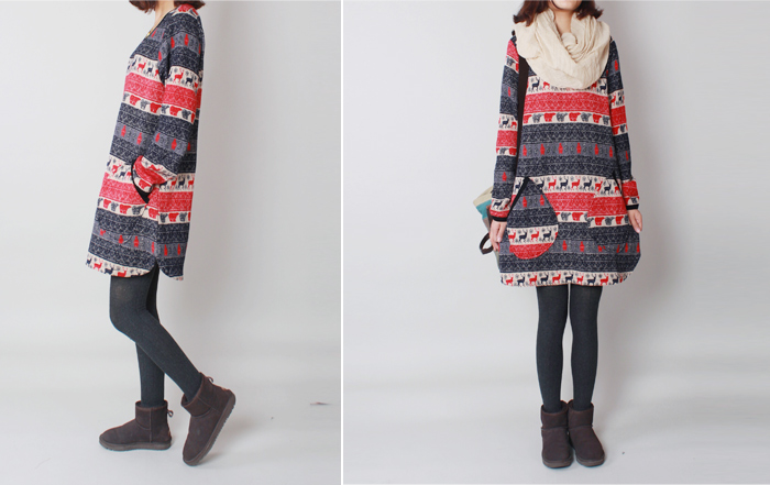 WT5499 Cute Long Top As Picture