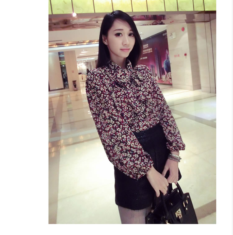 WT5554 Floral Top As Picture