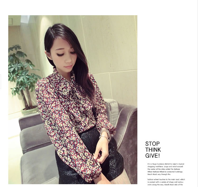 WT5554 Floral Top As Picture