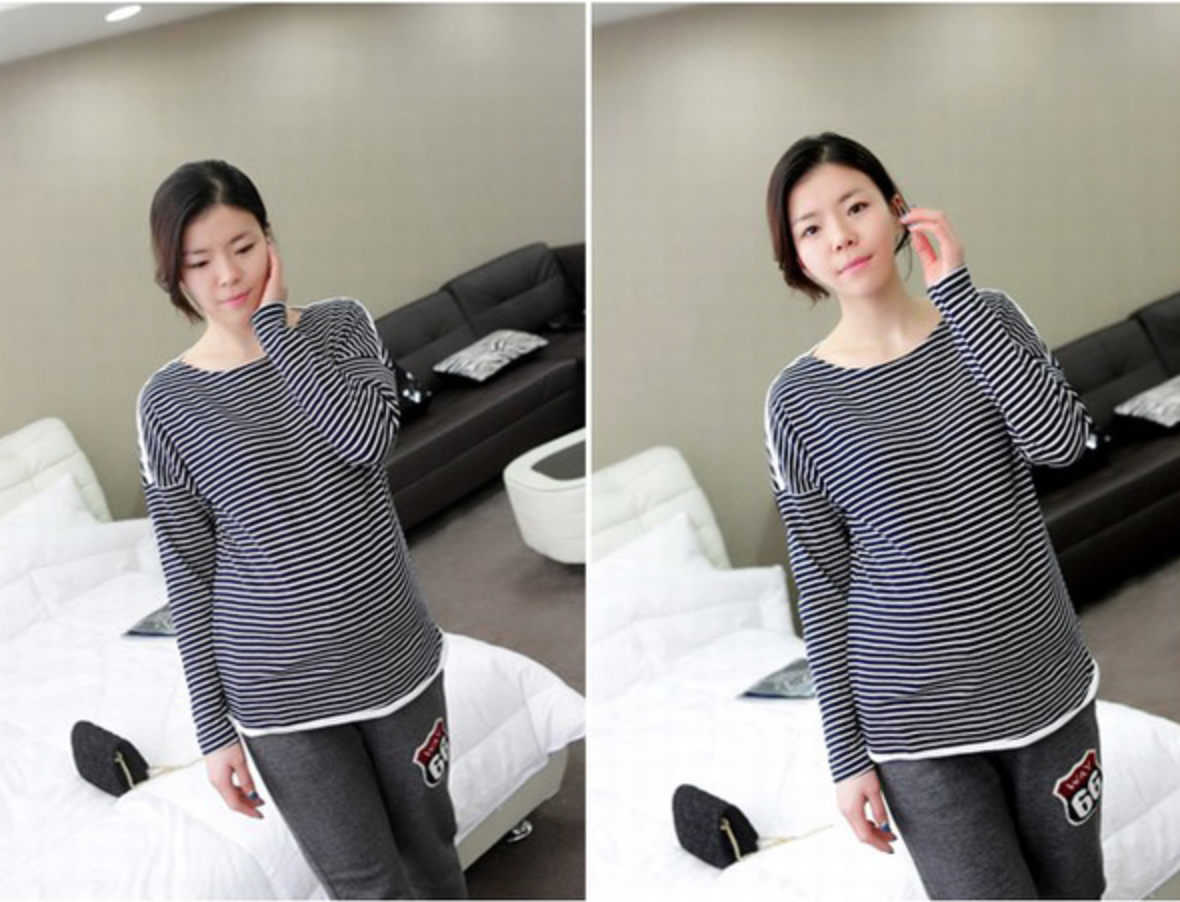 WP5564 Maternity Pant Dark Grey