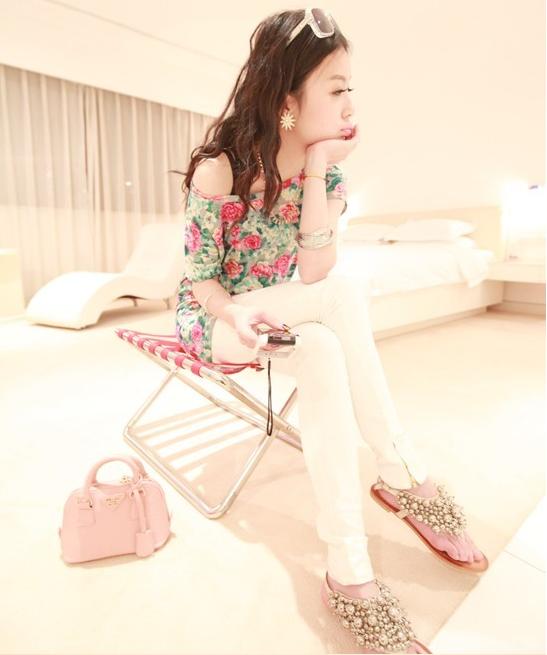 WT5633 Floral Top As Picture