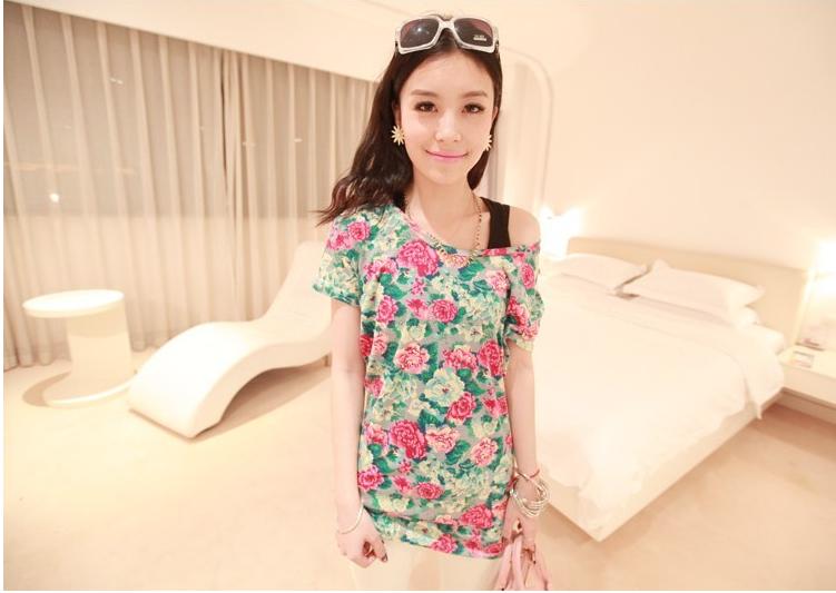 WT5633 Floral Top As Picture