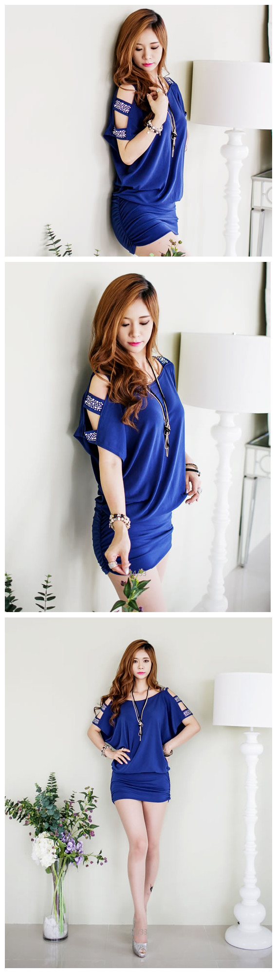 WD5654 Stylish Dress Blue