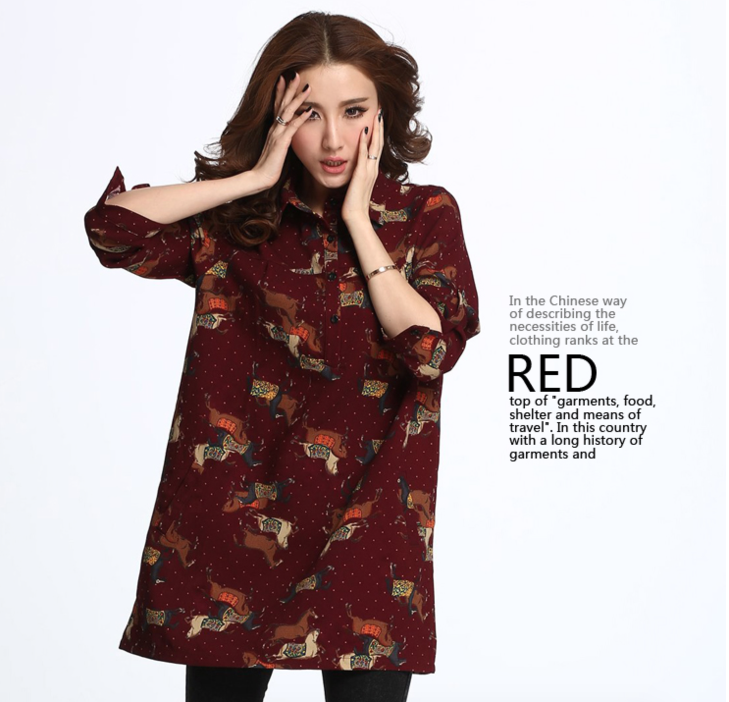 WD5674 Fashion Dress Maroon