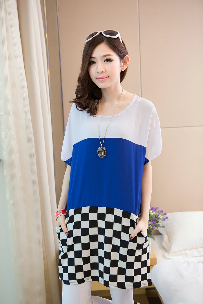 WD5694 Stylish Dress Blue