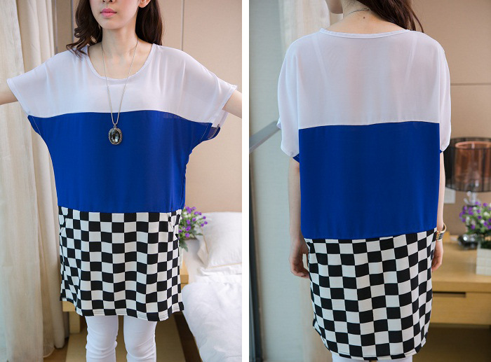 WD5694 Stylish Dress Blue