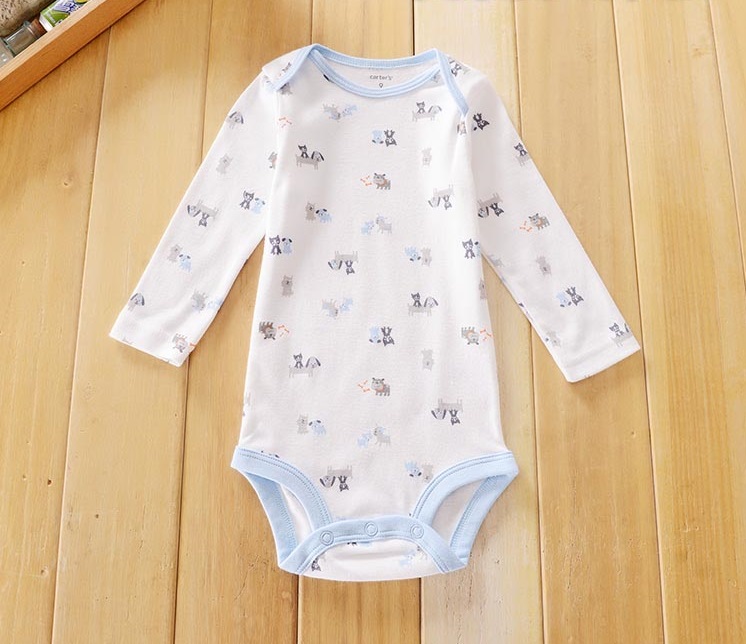 WB1031 Cute Baby Romper Blue
