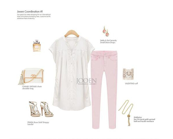 WT5720 Fashion Long Top White