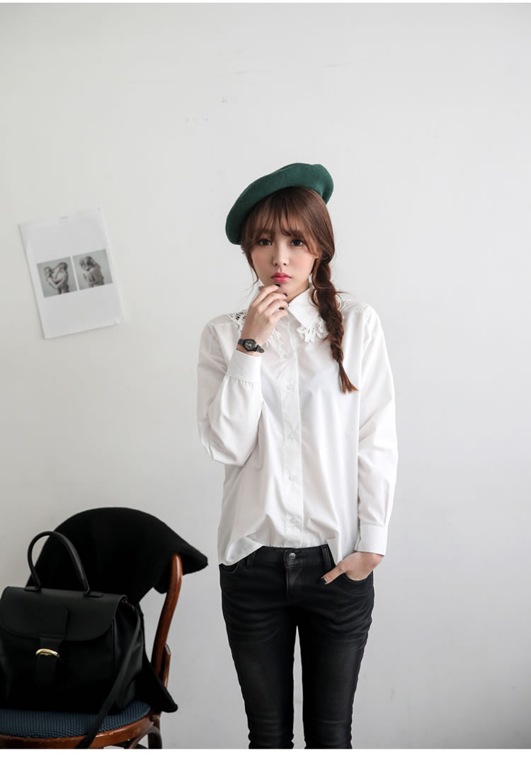 WT5748 Fashion Top White