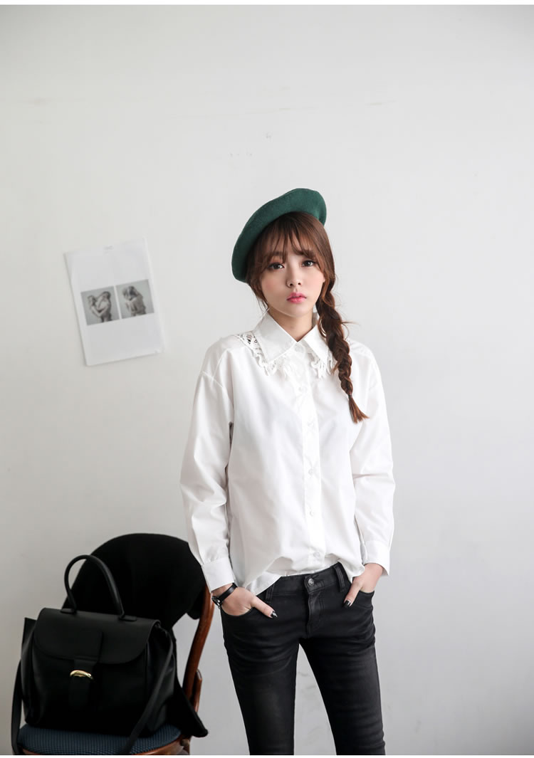 WT5748 Fashion Top White